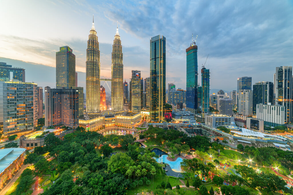Les tours Petronas, symboles de Kuala Lumpur