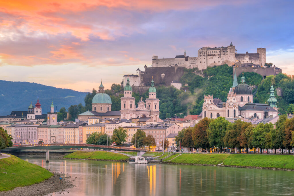 Vue sur Salzbourg