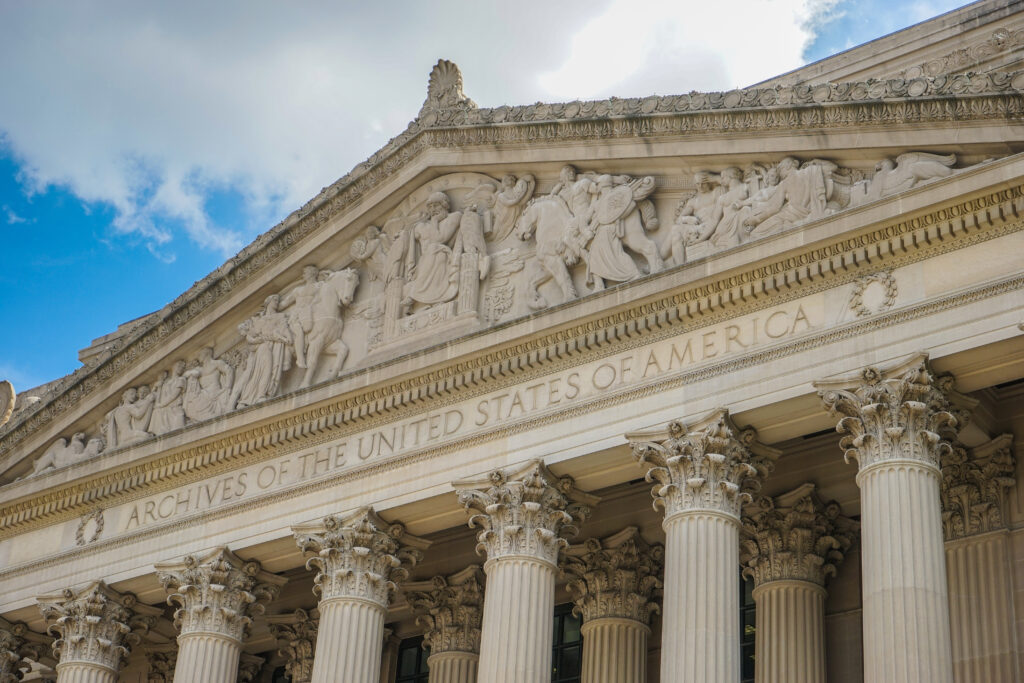 Les Archives nationales à Washington