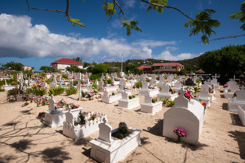 Cimetière de Lorient sur l'île de Saint Barthélemy  