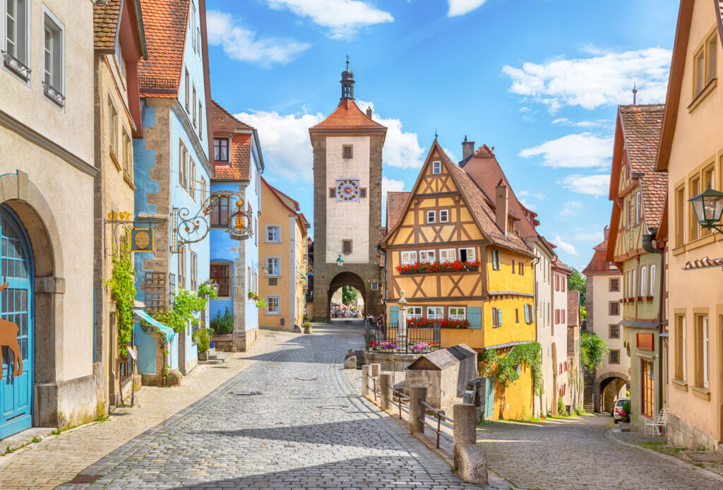 Village de Rothenburg Ob Der Tauber en Allemagne