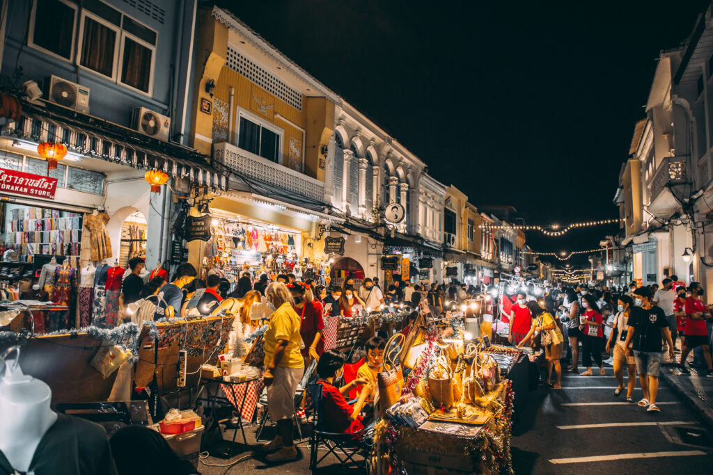 Marché de nuit à Phuket 