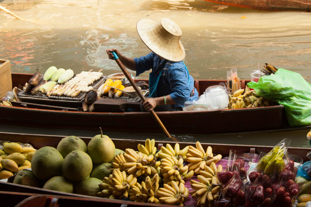 Le marché flottant de Pattaya