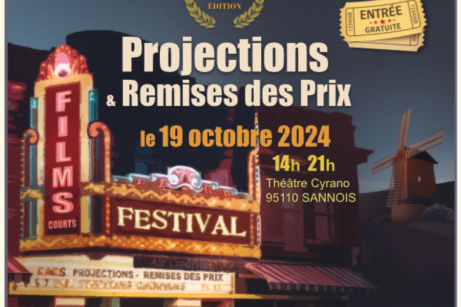 Festival Les Moulins d'Or 2024 4è éd Festival de courts métrages