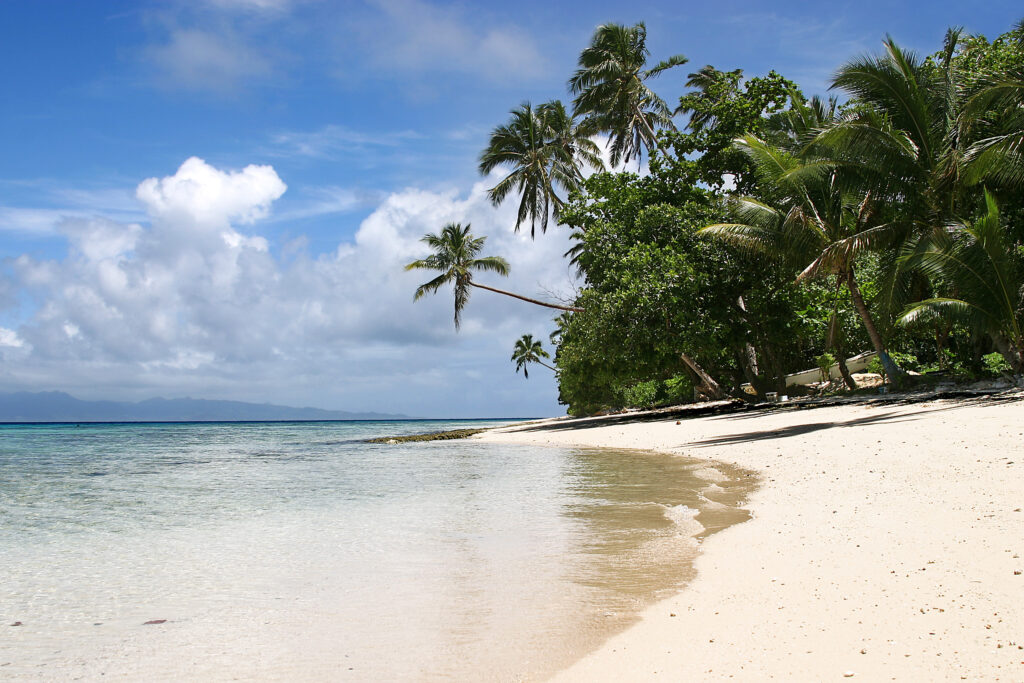 Plage sur l'île de Lomaiviti