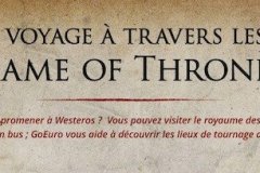 Guide de voyage à travers les lieux de Game of Thrones