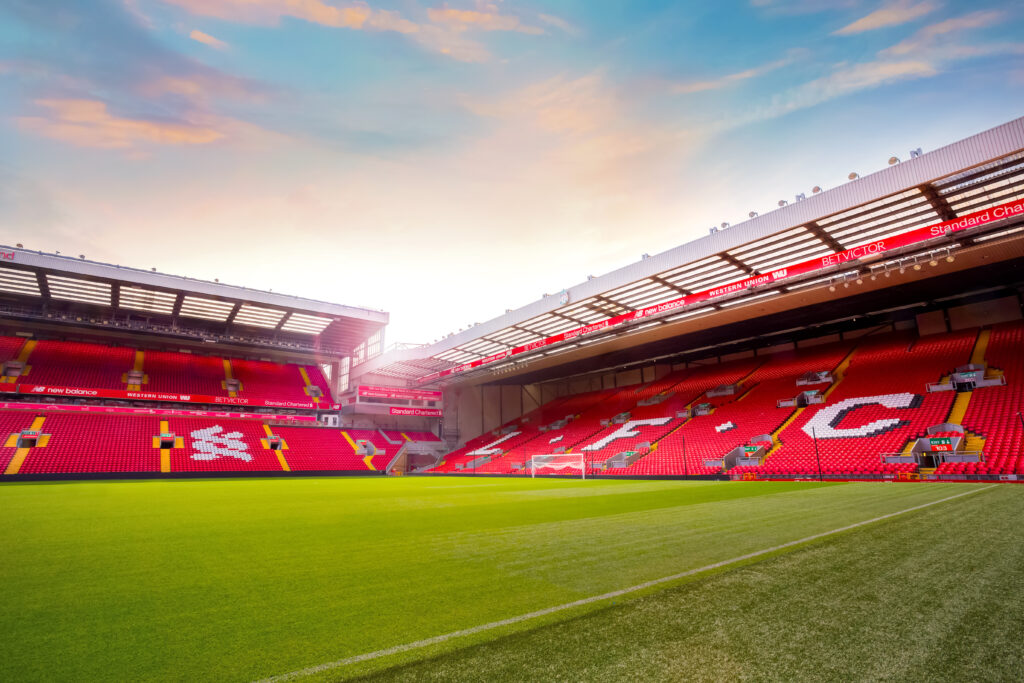 Le stade Anfield Road