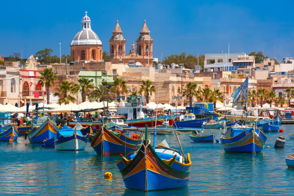 Village de Marsaxlokk, Malte 