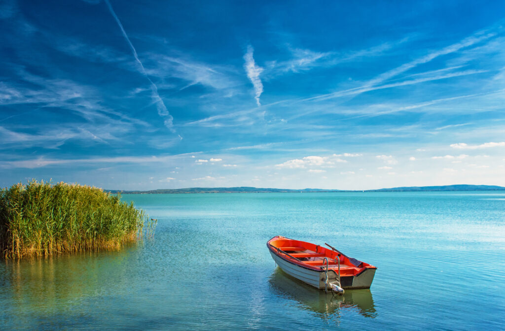 Vue sur le lac Balaton