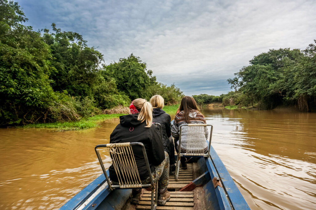 Excursion sur la rivière en Bolivie