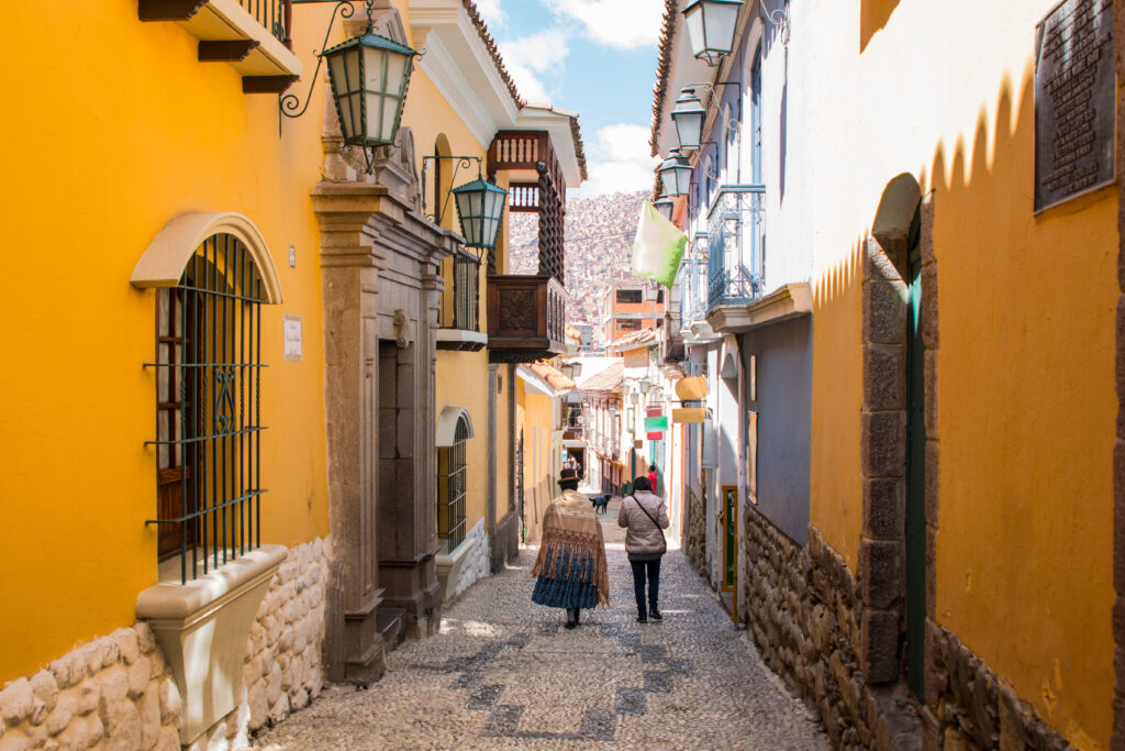 Rue Jaen à La Paz