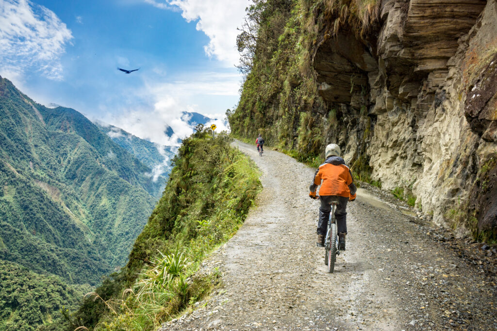 La route des Yungas ou Ruta de la Muerte