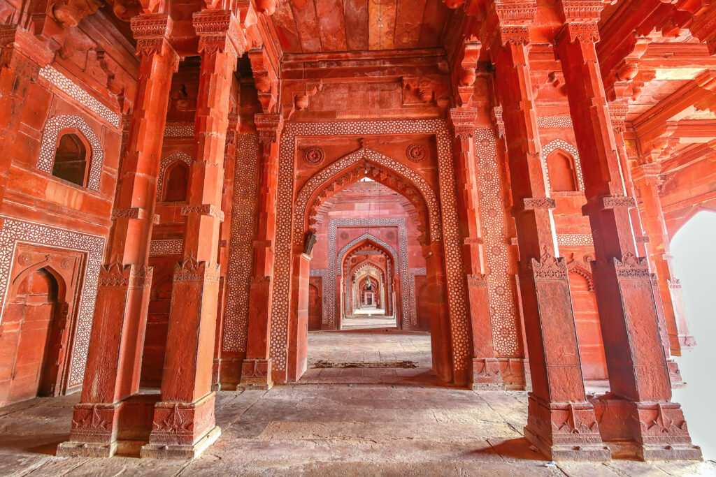 Muraille rouge de Fatehpur Sikri