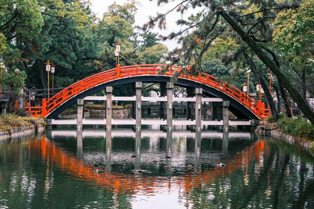 Sumiyoshi Taisha, le "pont-tambour"