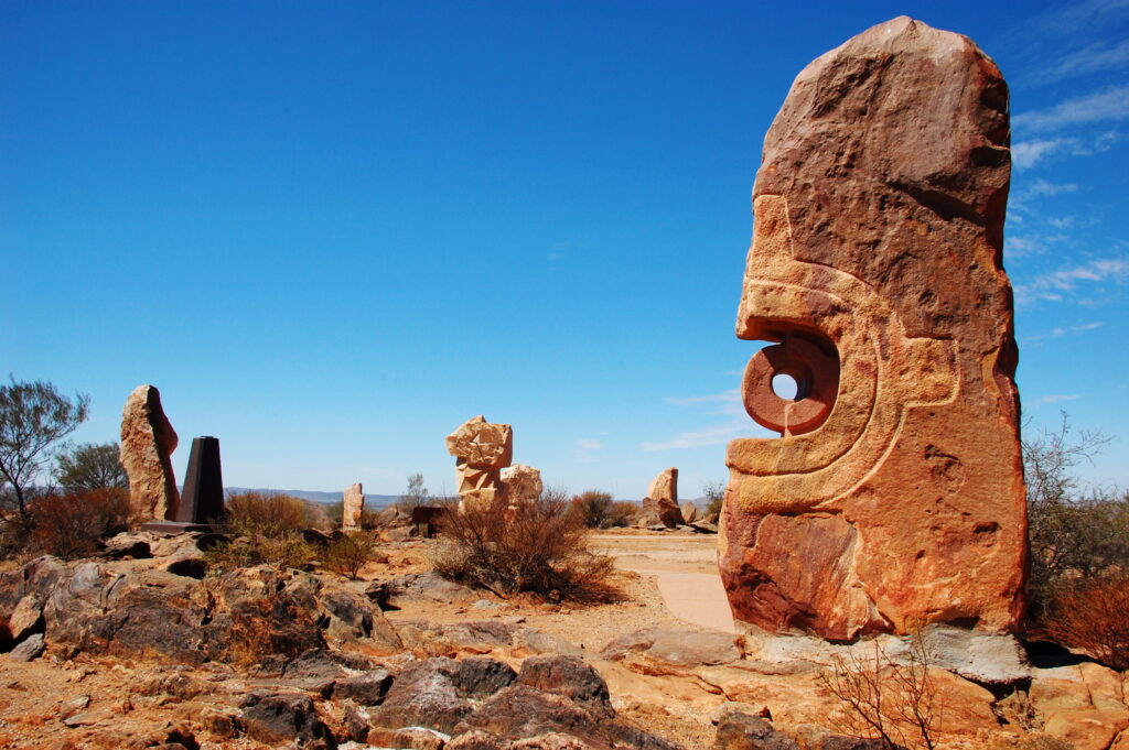 Sculpture à Broken Hill