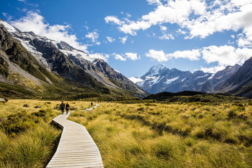 Parc national Aoraki/Mount Cook en Nouvelle-Zélande