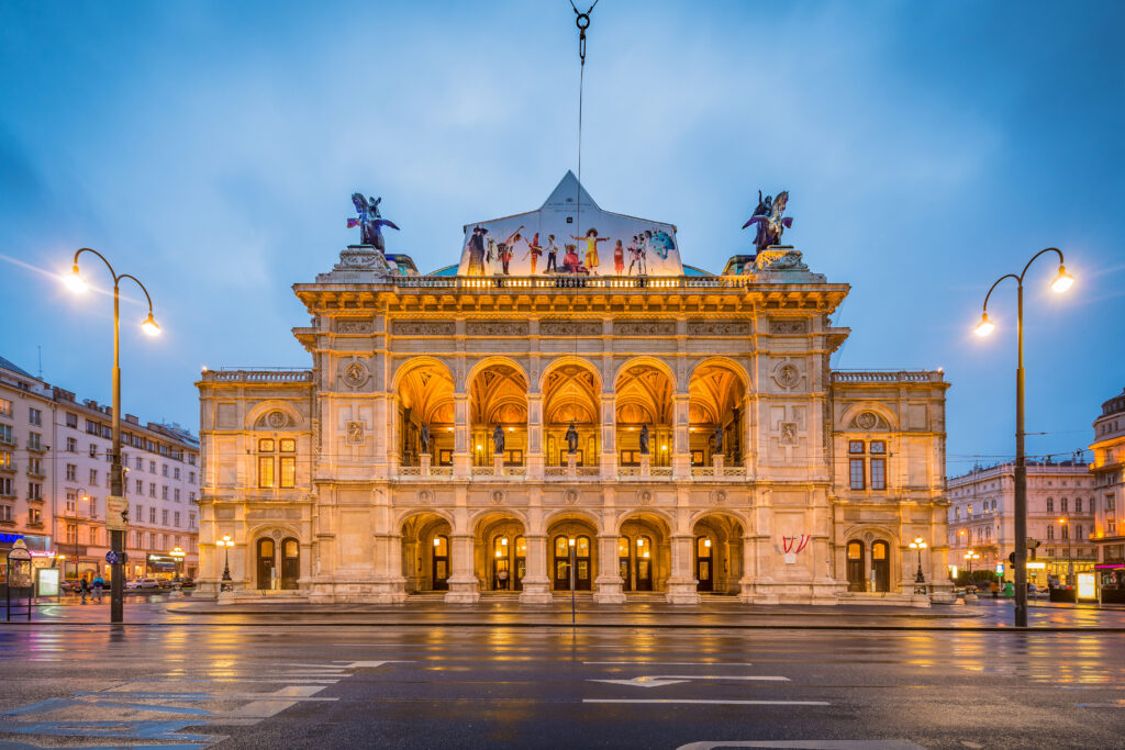 Vue sur l'Opéra de Vienne