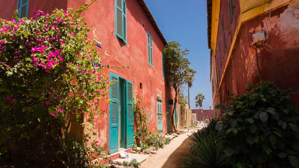 Paysage et ruelle de Dakar