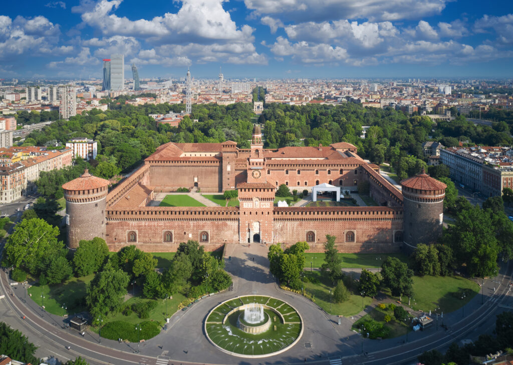 Château des Sforza à Milan