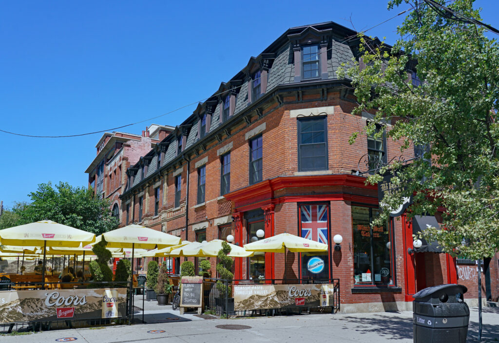 Quartier de Queen Street West à Toronto