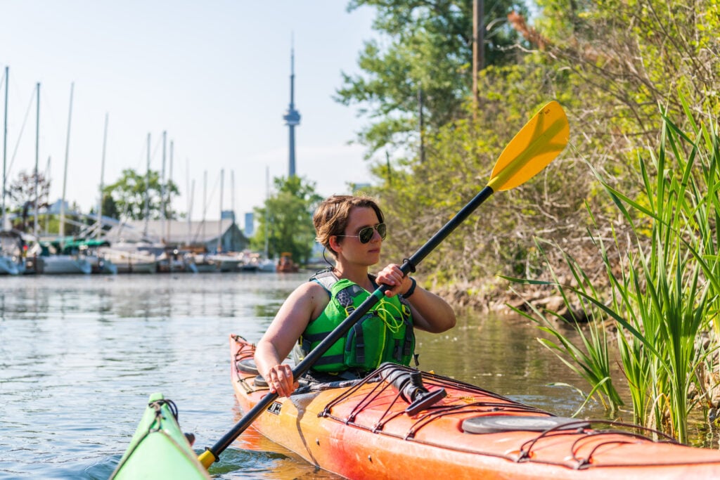 Kayak sur les îles de Toronto