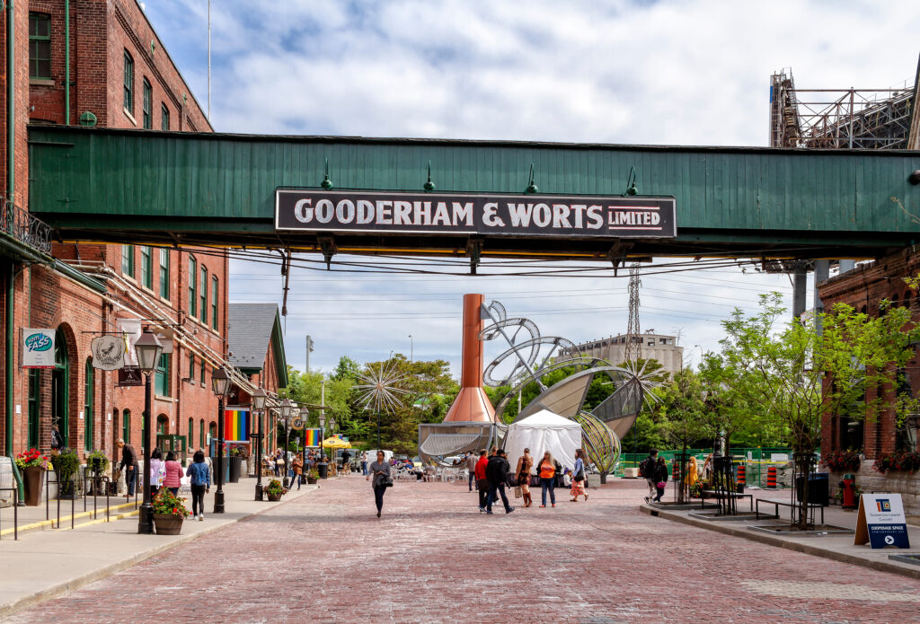 Le Distillery District, quartier historique de Toronto