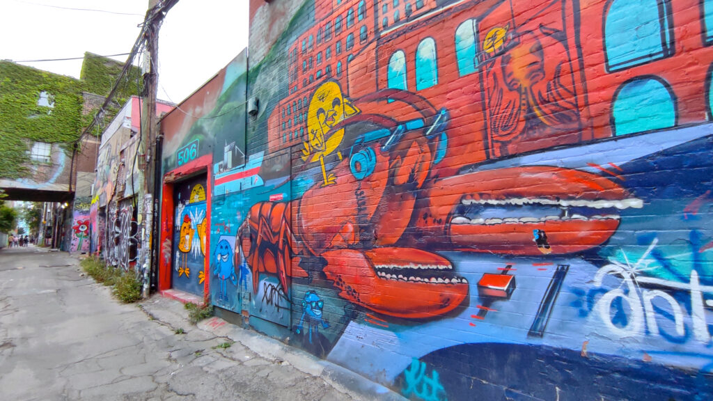 Graffiti Alley à Toronto