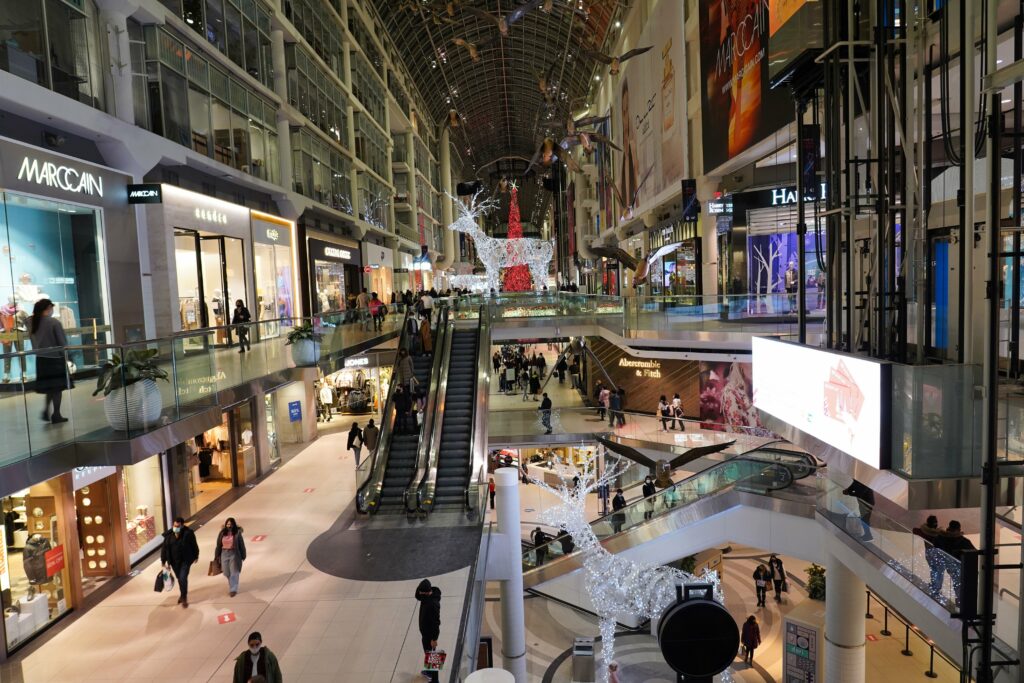 Eaton Centre, le paradis du shopping à Toronto
