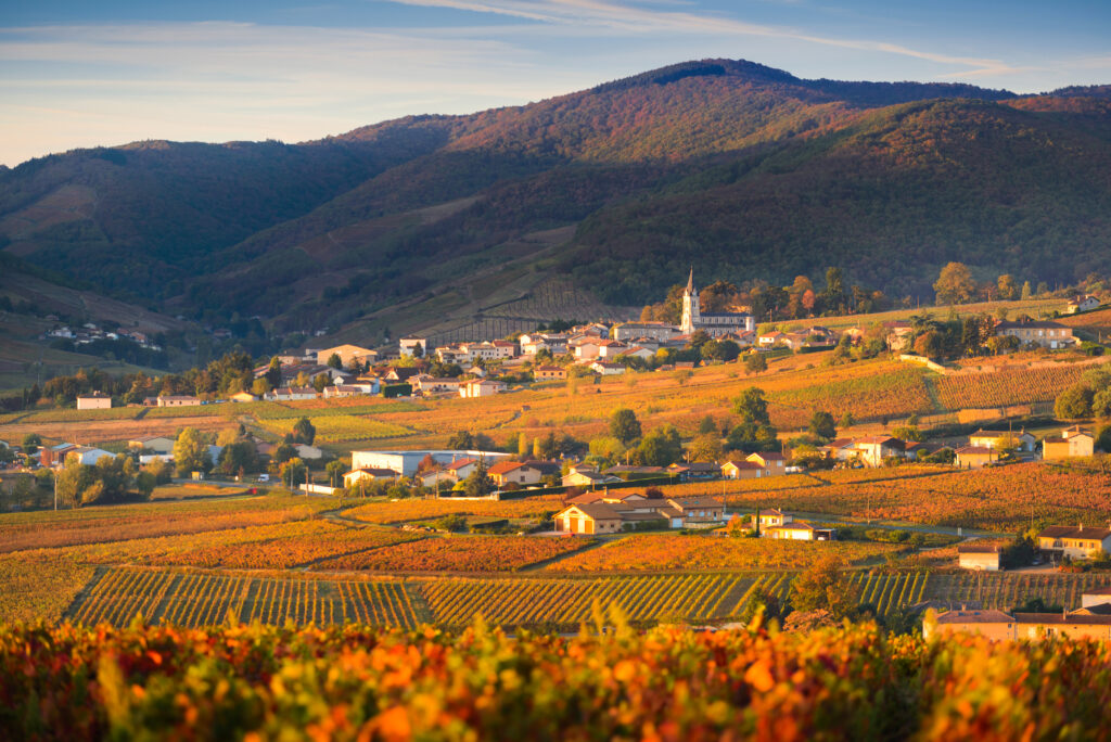 Village de Quincié-en-Beaujolais dans le Beaujolais