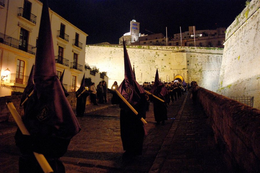 Procéssion de Semaine Sainte à Eivissa