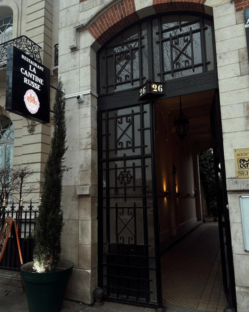 Meilleurs restaurants insolites à Paris : La Cantine Russe