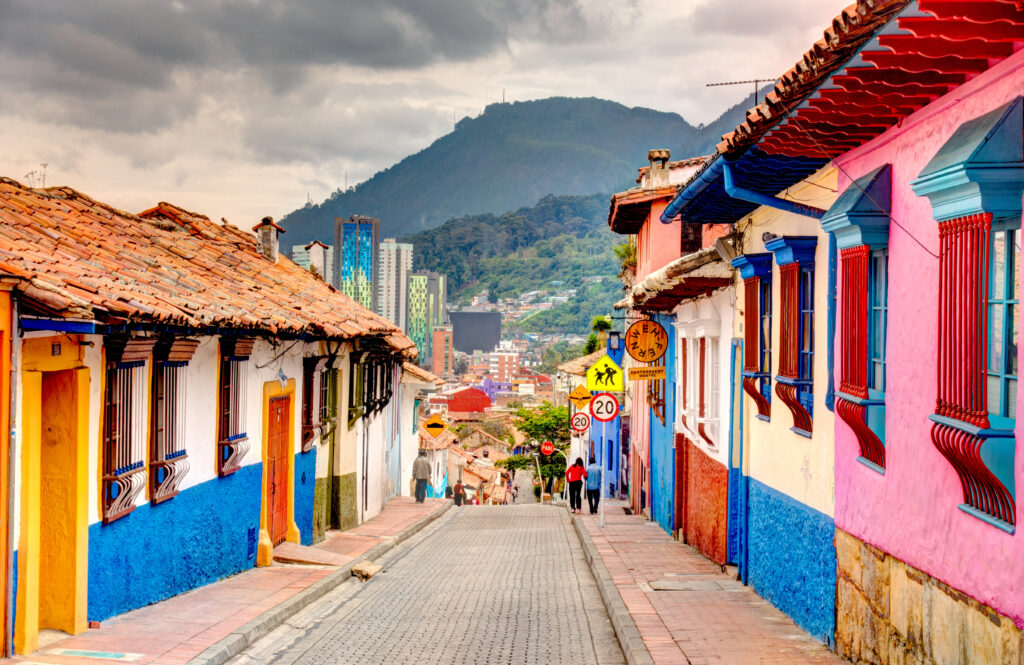 Quartier historique de La Candeleria à Bogota