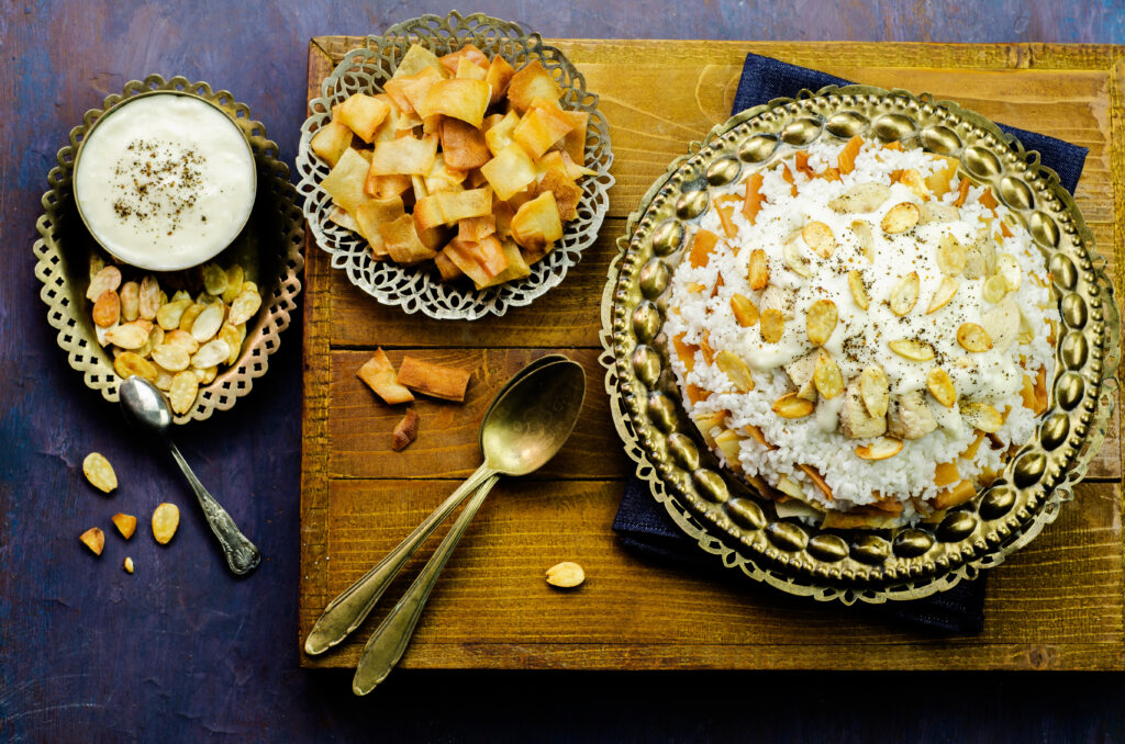 Plat de poulet masaf