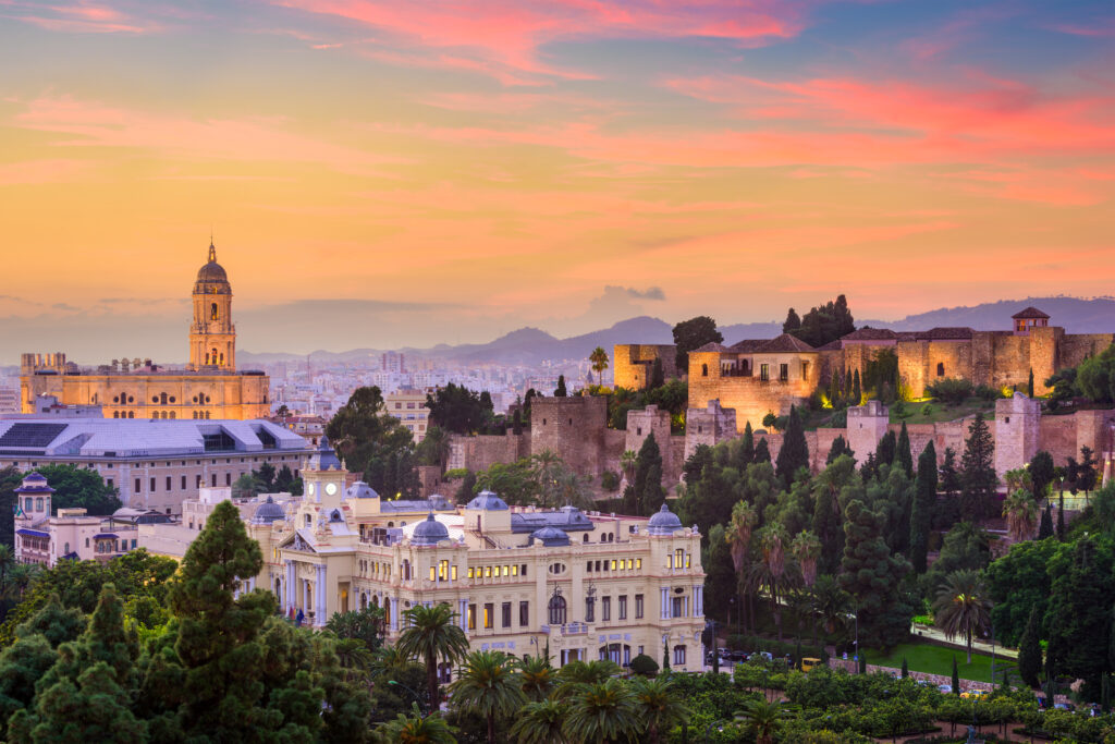 Vue sur Malaga