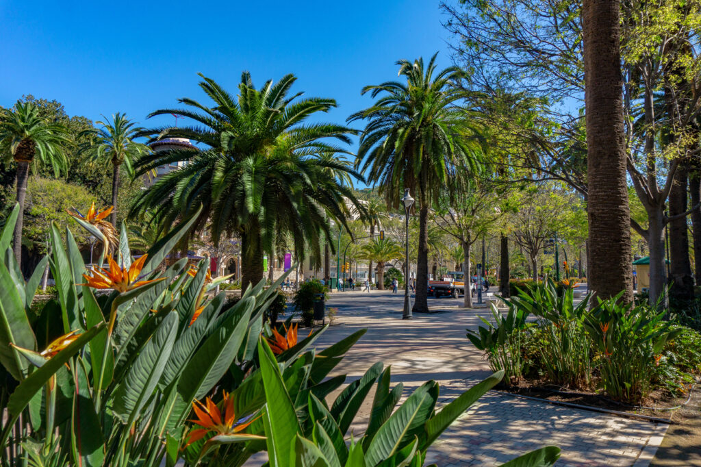 Le parc de Málaga