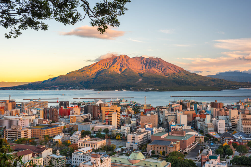 Volcan de Sakurajima au Japon