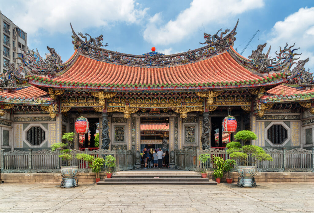 Le temple de Longshan à Taipei