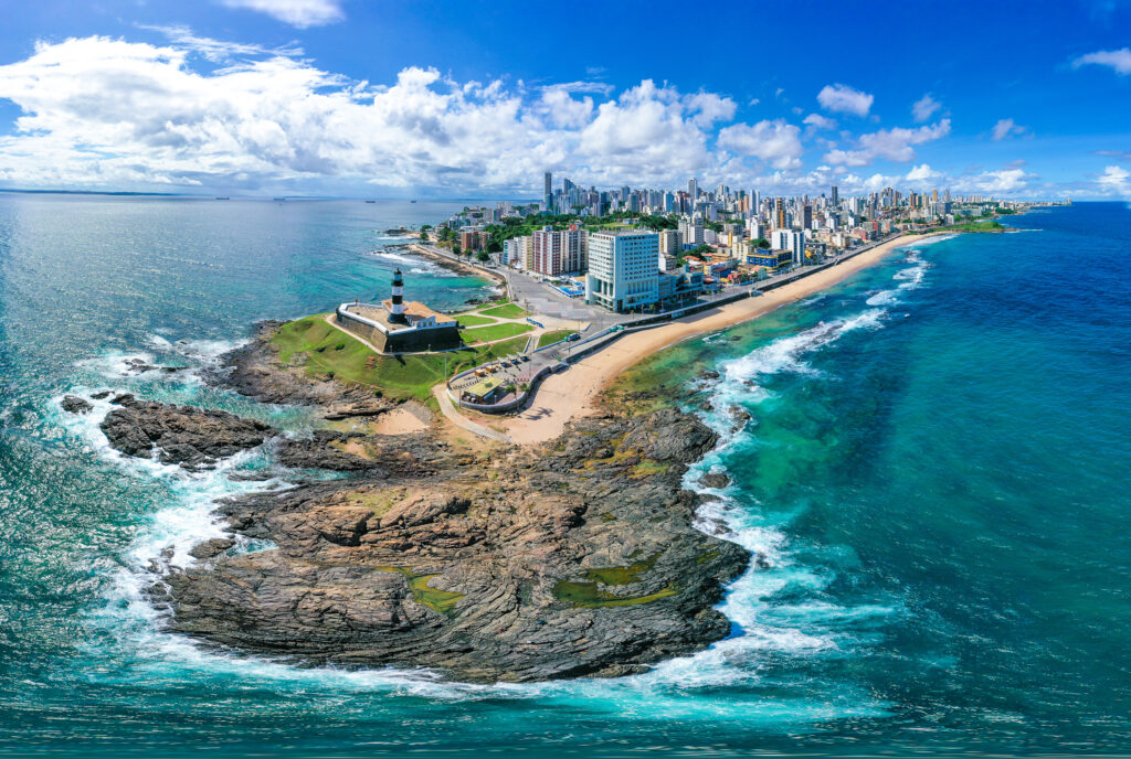 Vue aérienne sur Salvador