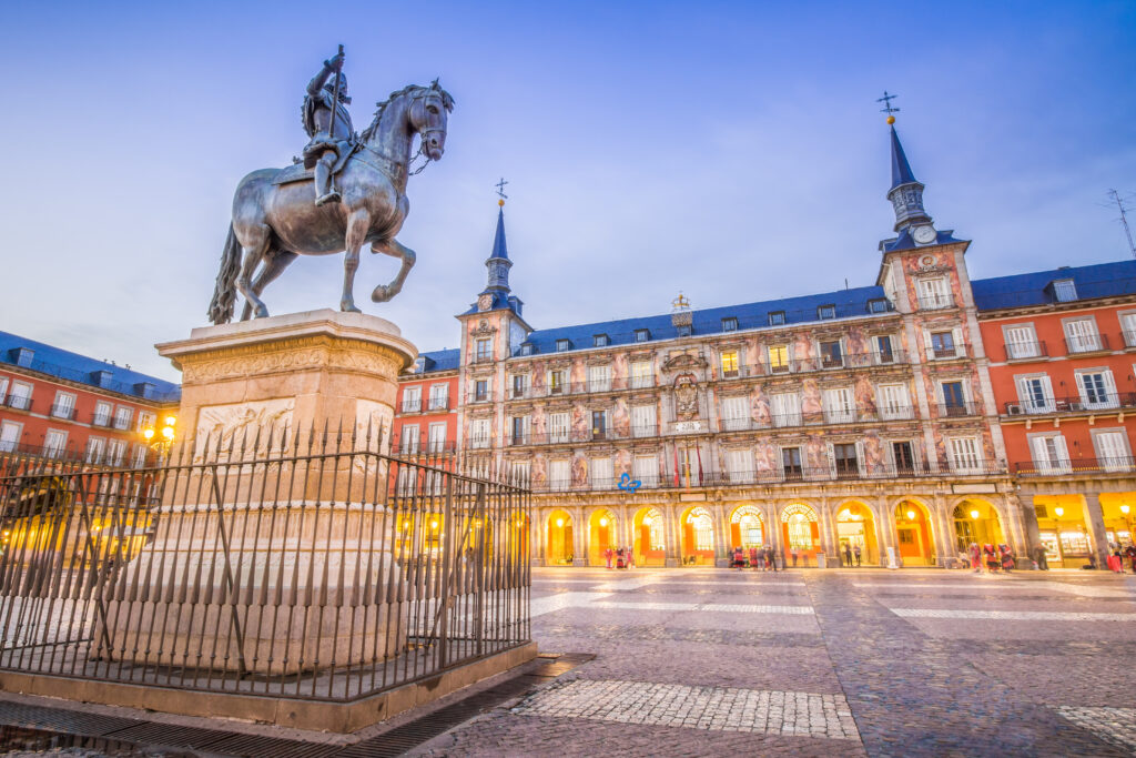 Plaza Mayor à Madrid 