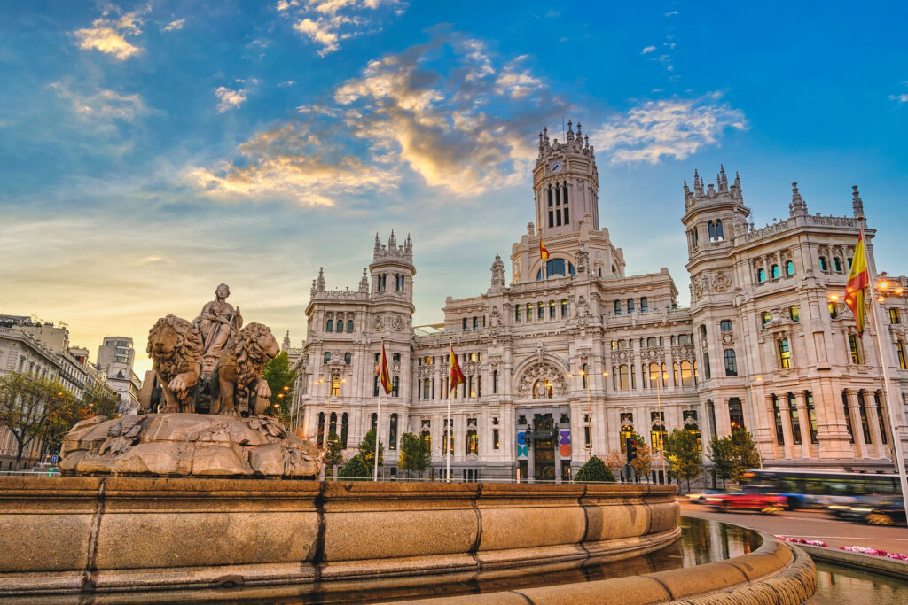 Ville de Madrid en Espagne