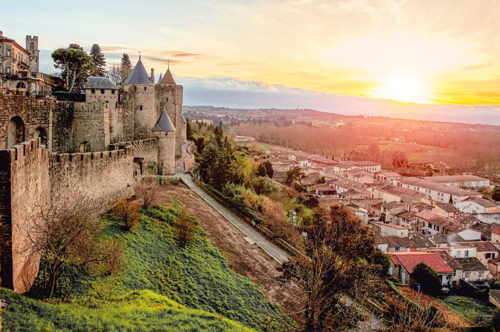 Vue sur Carcassonne 