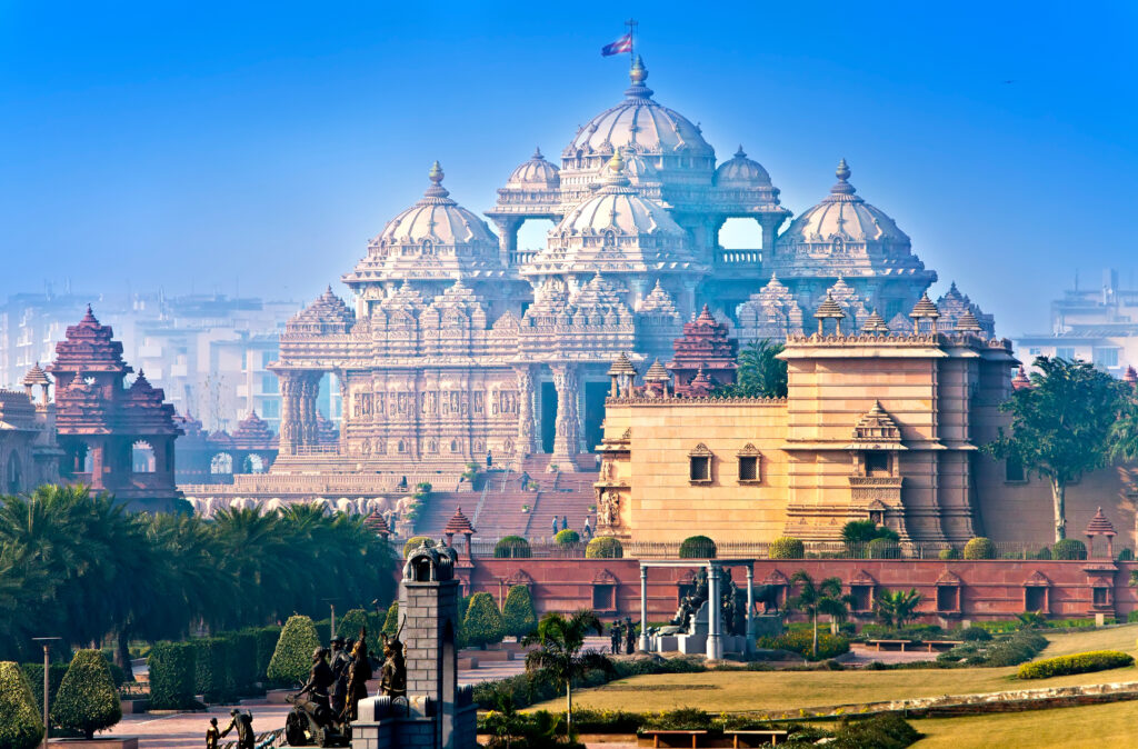 Le temple Akshardham à Delhi 