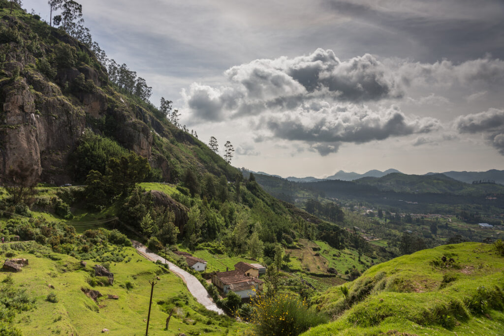 Vue depuis Oody en Inde