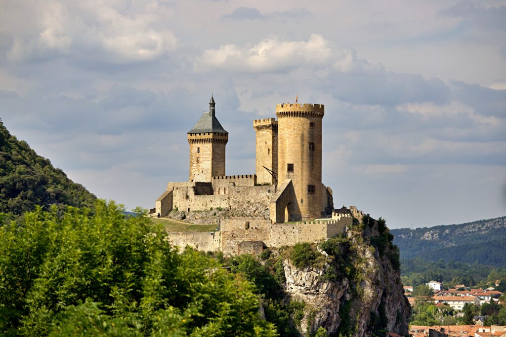 Château de Foix sur Ariège