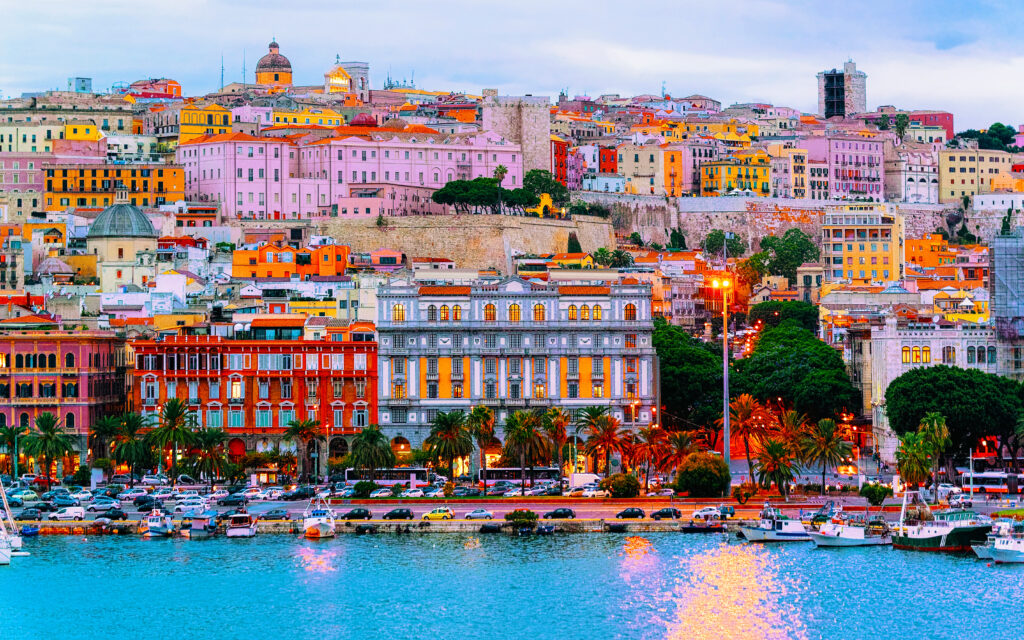 Vue sur Cagliari 