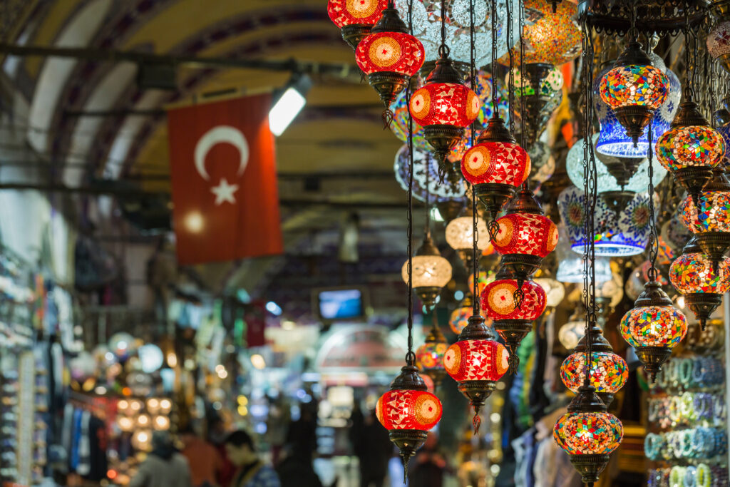 Lampes au Grand Bazaar d'Istanbul 