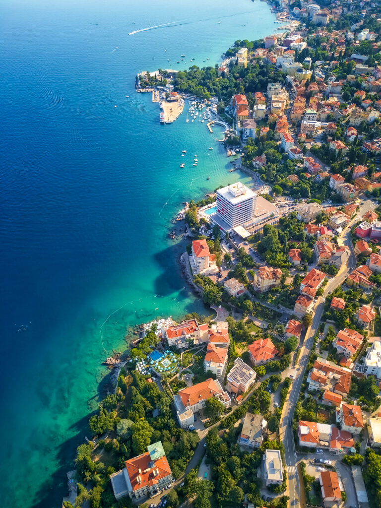 Vue sur Opatija 