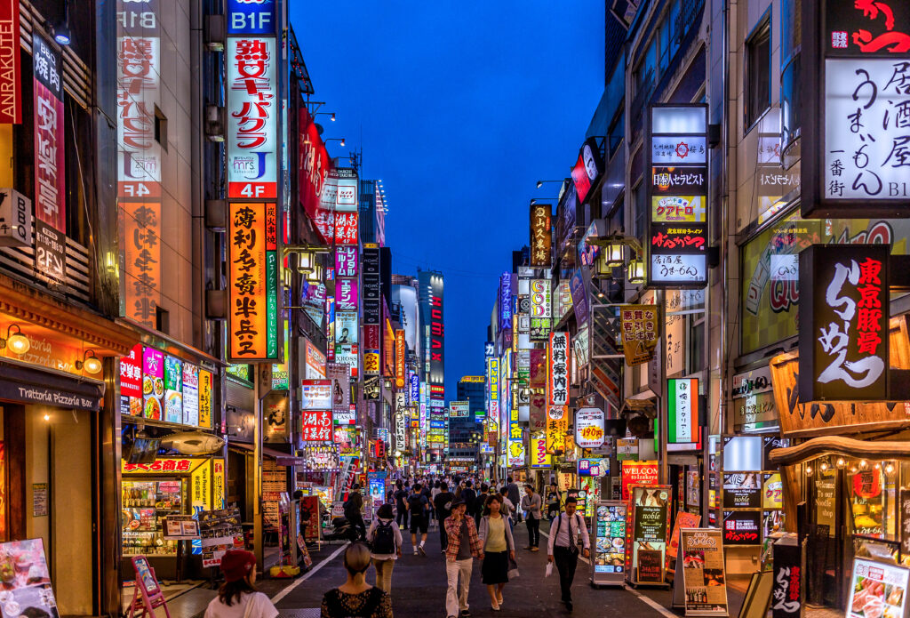 Rue Taskeshita-Dori à Tokyo