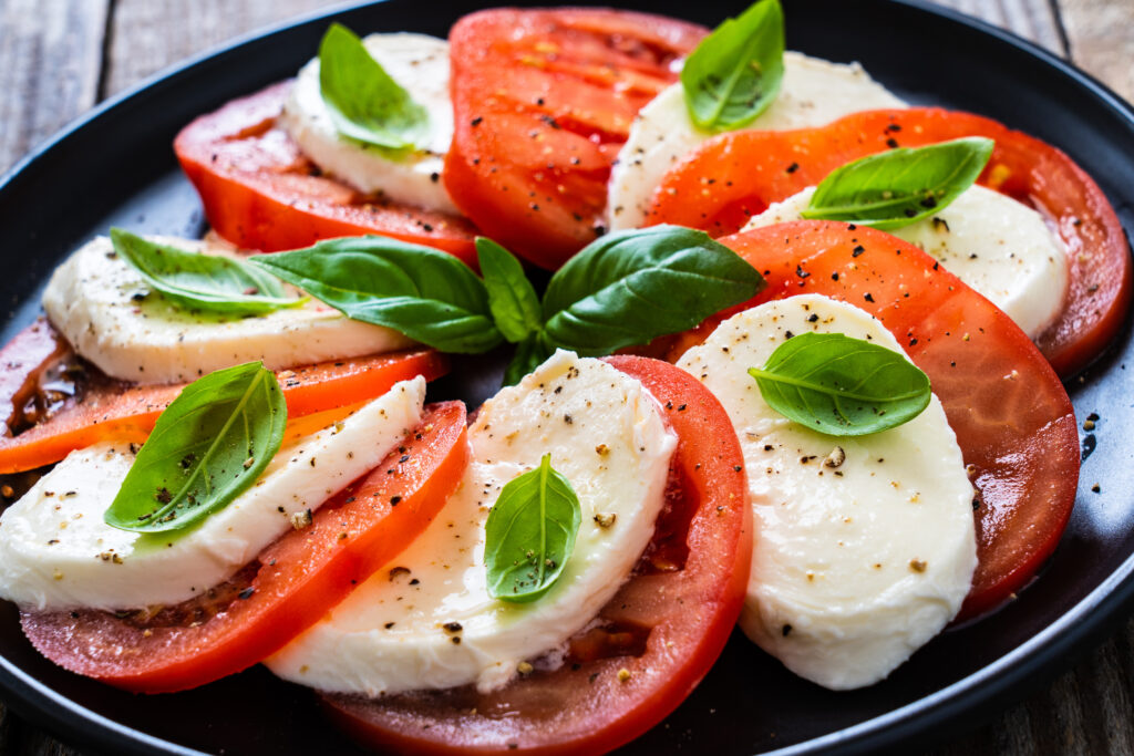 Salade Caprese, spécialité de Capri