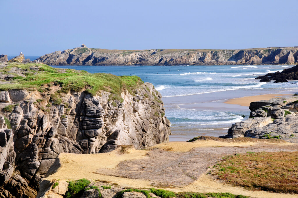 Côte sauvage de Quiberon à Port Bara en France
